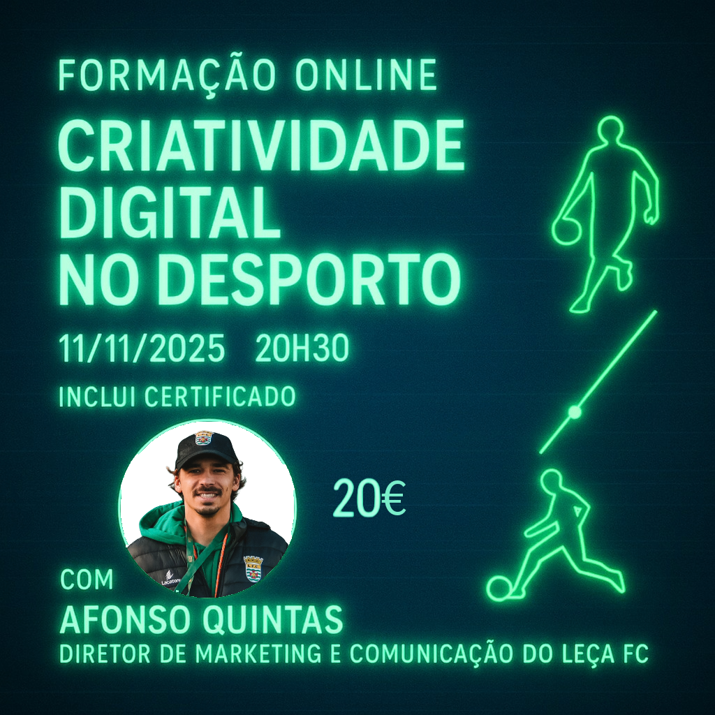 Formação Online: Criatividade Digital no Desporto