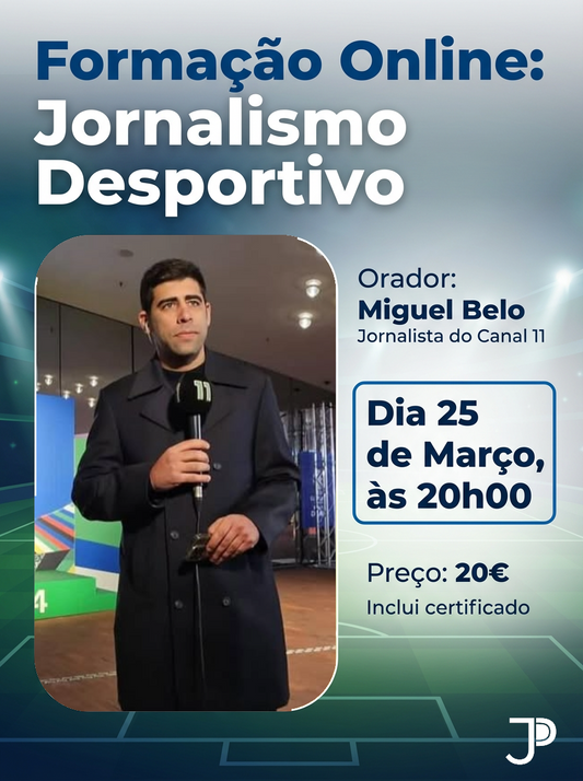 Formação Online: Jornalismo Desportivo