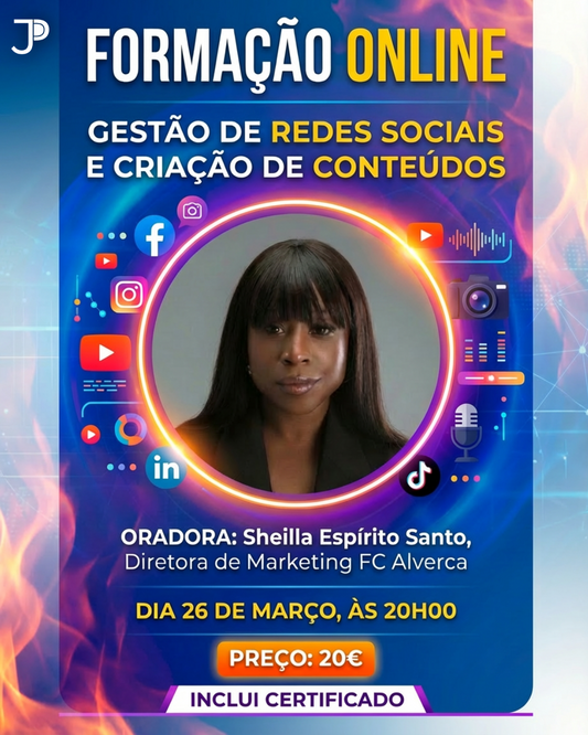 Formação Online: Gestão de Redes Sociais e Criação de Conteúdos