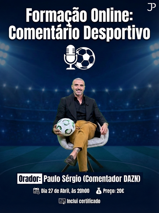 Formação Online: Comentário Desportivo